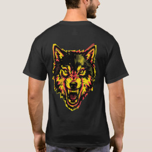 Camiseta Lobo Gráfico 'Wild & Free – Nacido para C