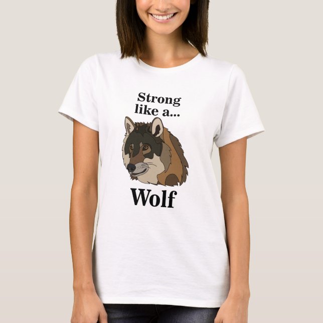 Camiseta Lobo Gris (Anverso)