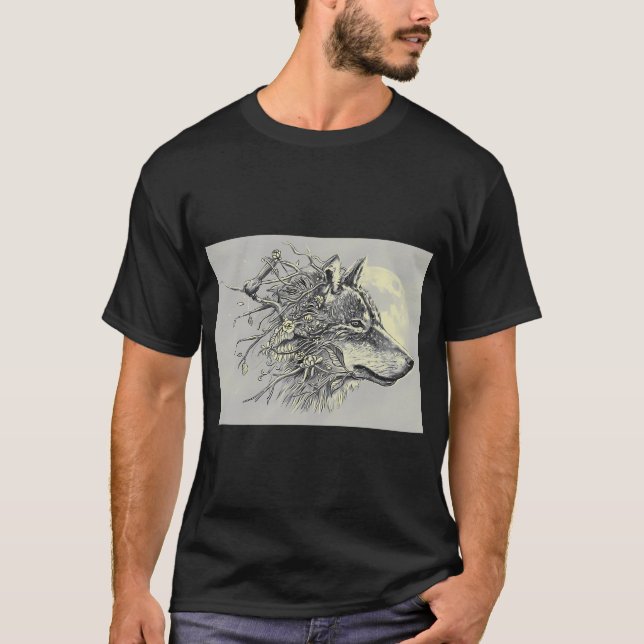 Camiseta Lobo Gris (Anverso)