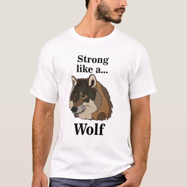 Camiseta Lobo Gris (Anverso)