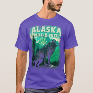 Camiseta Lobo gris de Alaska TShirt