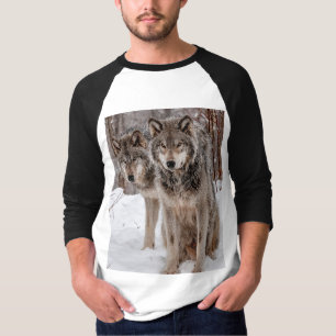 Camiseta Lobo gris oriental