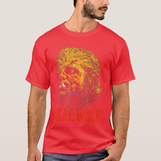 Camiseta Lobo hombre licantropía película de terror de mons