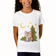 Lobo lindo en el bosque