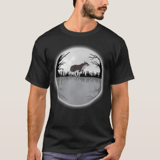 Camiseta Lobo - Lobo Caminando En
