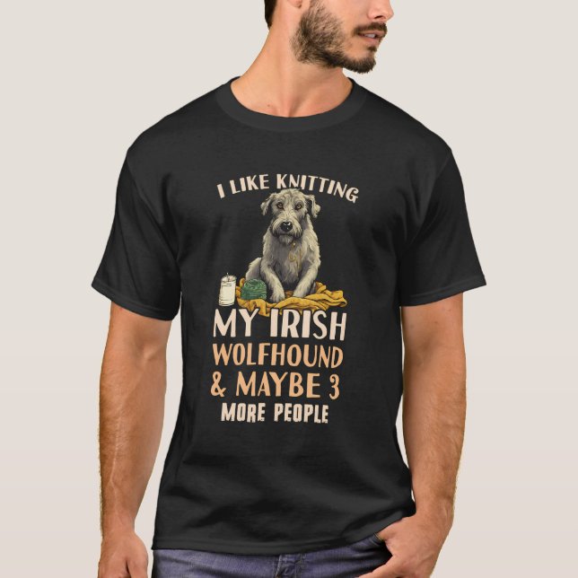 Camiseta Lobo Lobo Irlandés Ensayo De Mamá Lobo (Anverso)