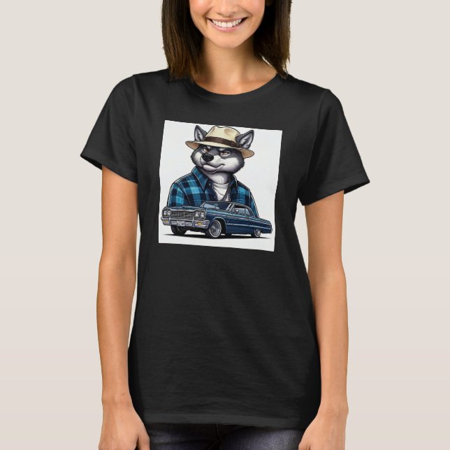 Camiseta Lobo Lowrider (Anverso)