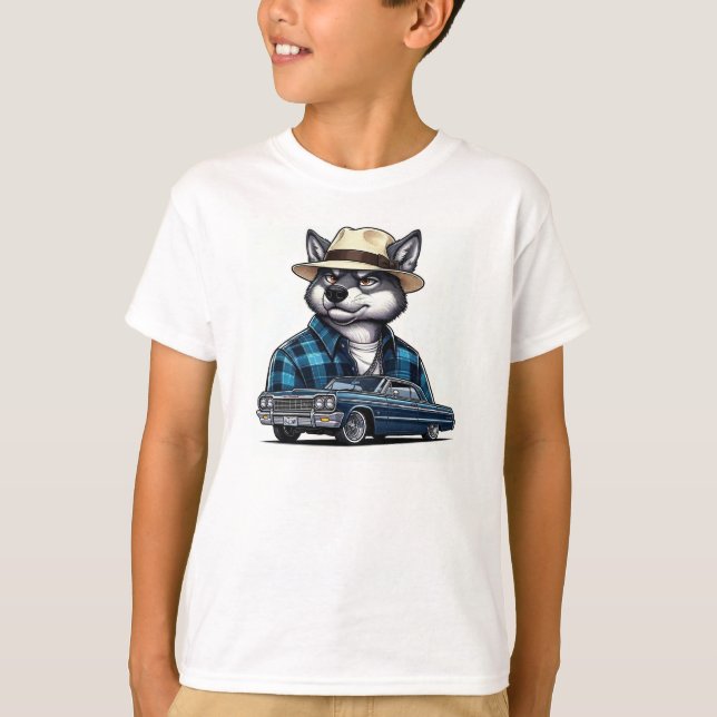 Camiseta Lobo Lowrider (Anverso)