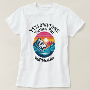 Camiseta Lobo Majestuoso De Yellowstone