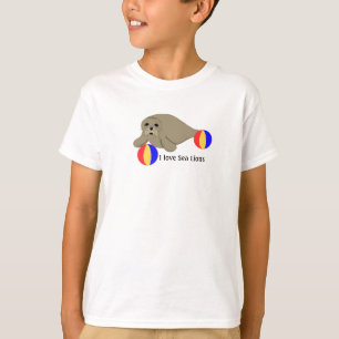 Camiseta Lobo Marino con Balones de Playa