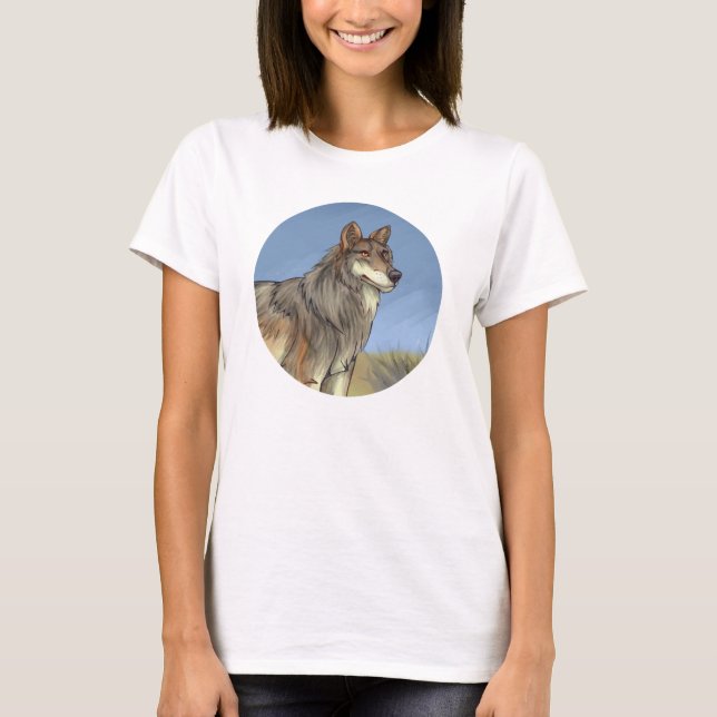 Camiseta Lobo mexicano (Anverso)