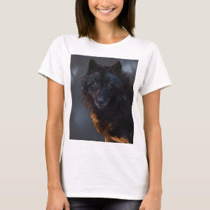 Camiseta Lobo negro