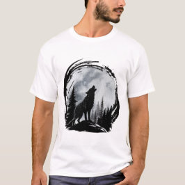 Camiseta Lobo negro