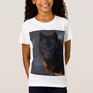 Camiseta Lobo negro