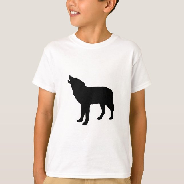 Camiseta Lobo negro (Anverso)