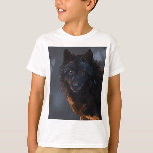 Camiseta Lobo negro