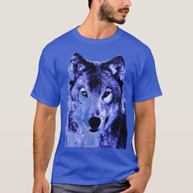 Camiseta Lobo nocturno (Anverso)