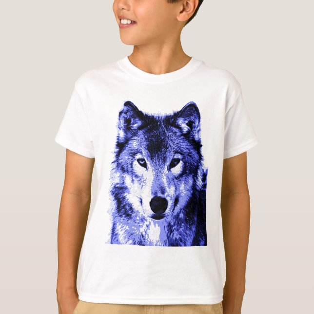Camiseta Lobo nocturno (Anverso)