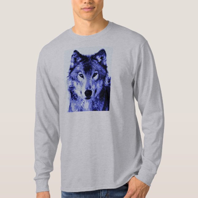 Camiseta Lobo nocturno (Anverso)