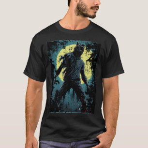 Camiseta lobo nocturno arrancado