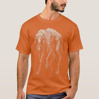 Camiseta Lobo Oveja Terrorífico Folklore Gótico Alternativo