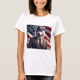 Camiseta Lobo Patriótico