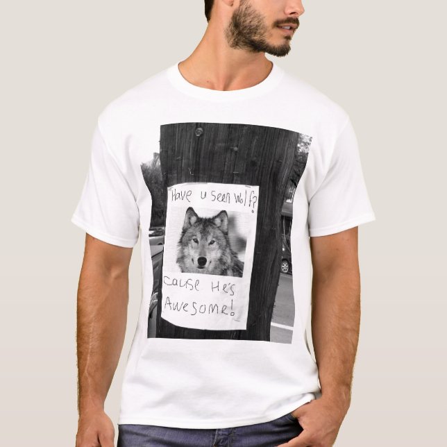 Camiseta Lobo perdido (Anverso)