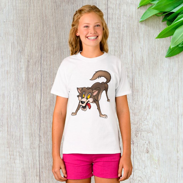 Camiseta Lobo personalizado con expresión falsa (Subido por el creador)