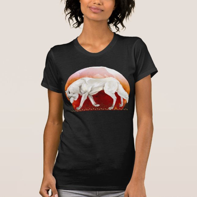 Camiseta Lobo *Red de la luna (Anverso)