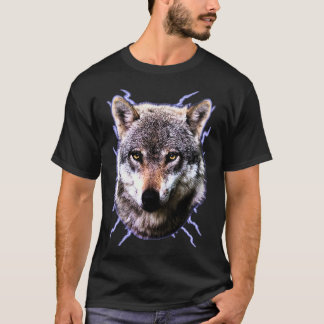 Camiseta Lobo relámpago de los años 90