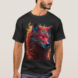 Camiseta Lobo rojo celta
