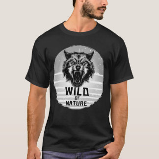 Camiseta Lobo salvaje de la naturaleza