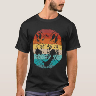 Camiseta Lobo salvaje de lobo animal salvaje de atardecer r