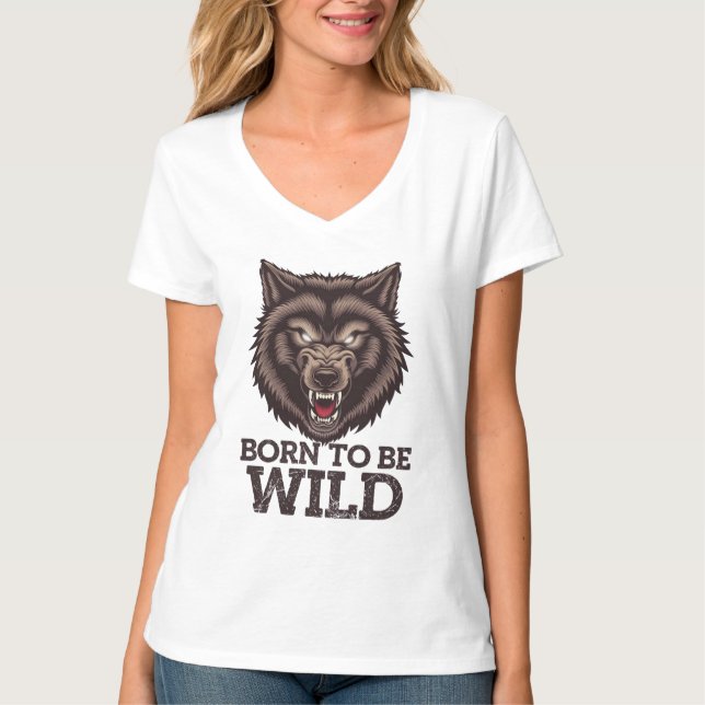 Camiseta Lobo salvaje: Espíritu Alfa indomable (Anverso)