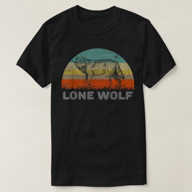 Camiseta Lobo Solitario (Diseño del anverso)