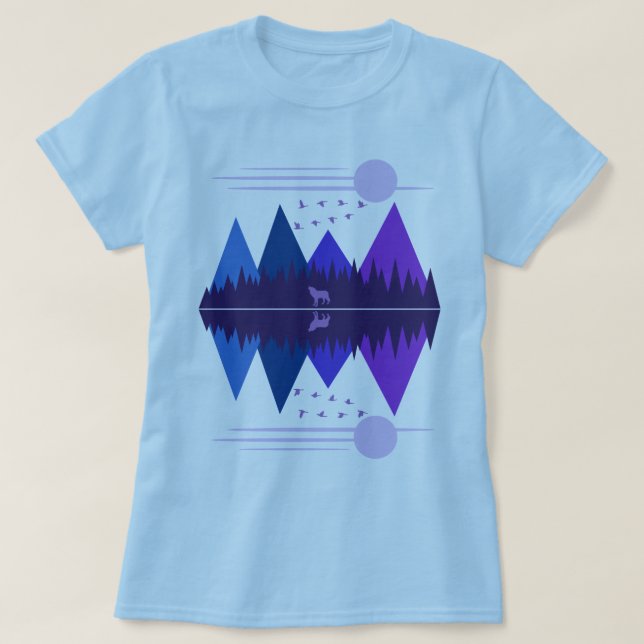 Camiseta Lobo Solitario (Diseño del anverso)