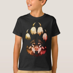 Camiseta Lobo Solitario. Alma Salvaje