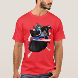 Camiseta Lobo solitario y cachorro