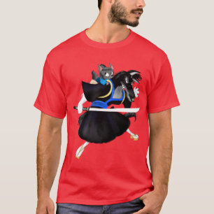 Camiseta Lobo solitario y cachorro
