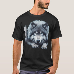 Camiseta Lobo teñido de hielo - Espíritu del norte salvaje