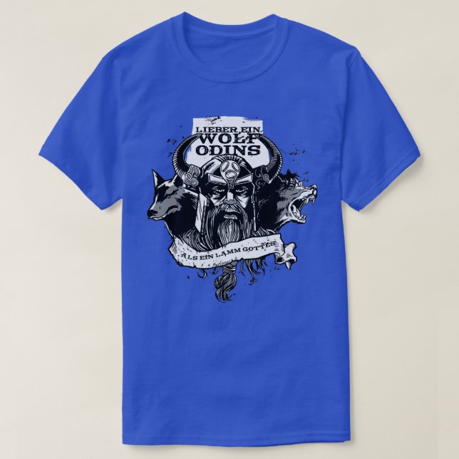 Camiseta Lobo Vikings de Odinx27 (Diseño del anverso)
