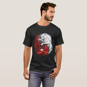 Camiseta Lobo y dragón