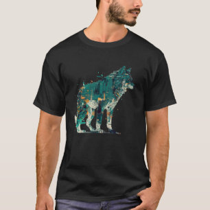 Camiseta Lobo Y Lobos Hombres Mujeres Niños 35
