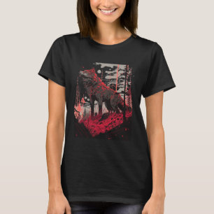 Camiseta Lobo Y Lobos Hombres Mujeres Niños 9