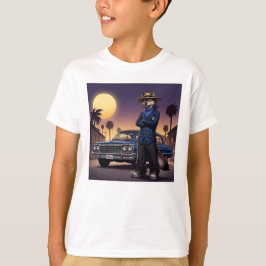 Camiseta Lobo Y Lowrider