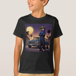 Camiseta Lobo Y Lowrider
