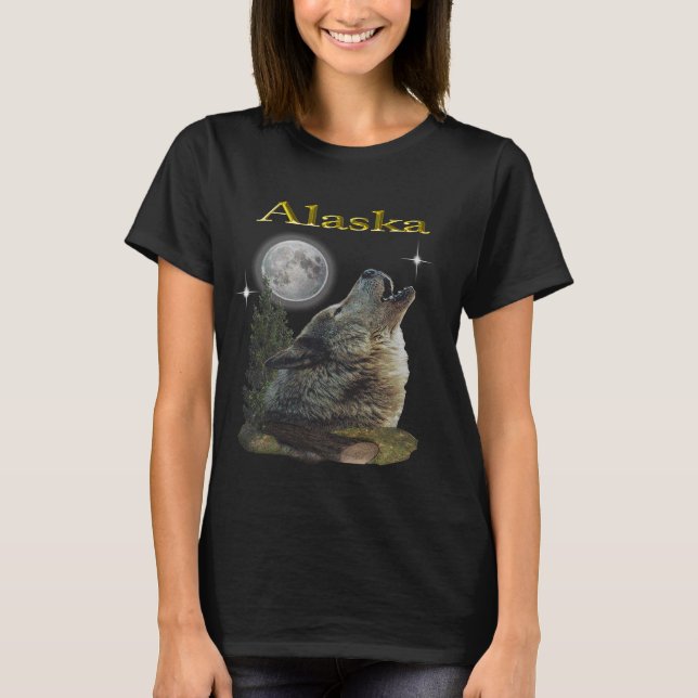 Camiseta Lobo y Luna (Anverso)