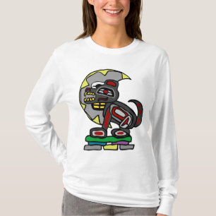 Camiseta Lobo y luna del Haida