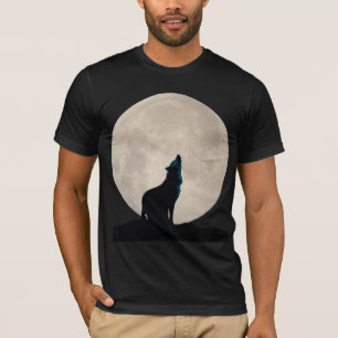 Camiseta Lobo y luna llena