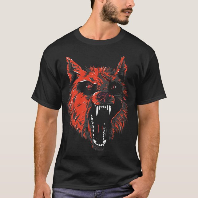 Camiseta Lobo zombi (Anverso)